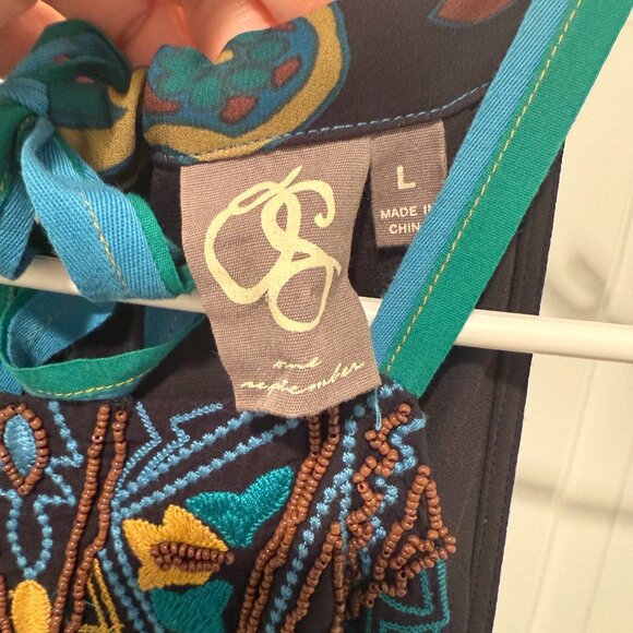 Anthropologie One September Del Mar halter dress Size Large - Picture 5 of 7